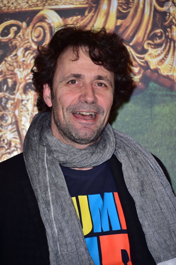 Christophe Carrière de Touche pas à mon poste assiste à l'avant-première du film Cendrillon au Grand Rex à Paris le 22 mars 2015.