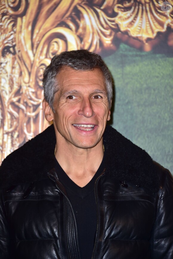 Nagui assiste à l'avant-première du film Cendrillon au Grand Rex à Paris le 22 mars 2015.