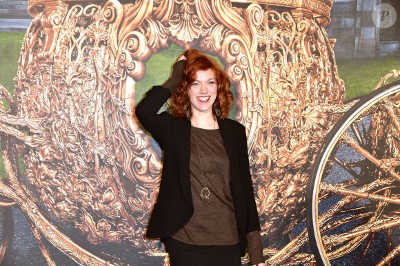 Anaïs Delva assiste à l'avant-première du film Cendrillon au Grand Rex à Paris le 22 mars 2015.