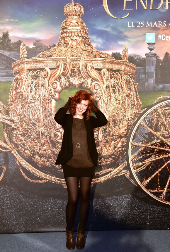 Anaïs Delva assiste à l'avant-première du film Cendrillon au Grand Rex à Paris le 22 mars 2015.