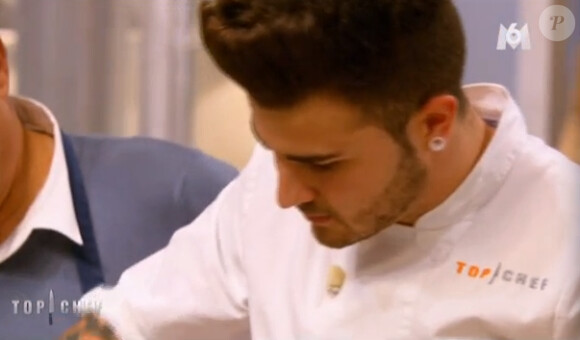 Joël Thiebault et Kevin dans Top Chef 2015 épisode 9 sur M6, le lundi 23 mars 2015.