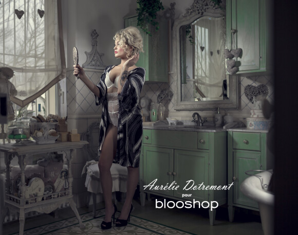 Aurélie Dotremont : très sexy en lingerie pour la dernière campagne Blooshop