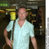 Paul Gascoigne à l'aéroport d'Heathrow, le 24 juillet 2002