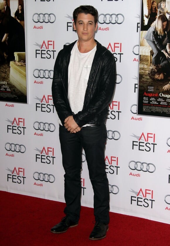 Miles Teller à la Projection du film "August: Osage County" lors de l'AFI FEST 2013 a Hollywood, le 8 novembre 2013. 