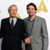 Clint Eastwood et Bradley Cooper à Beverly Hills, Los Angeles, le 2 février 2015.