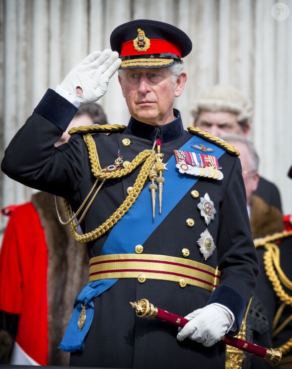 Le prince Charles lors d'une messe commémorant l'engagement et les pertes britanniques en Afghanistan, le 13 mars 2015 en la cathédrale St Paul, à Londres.