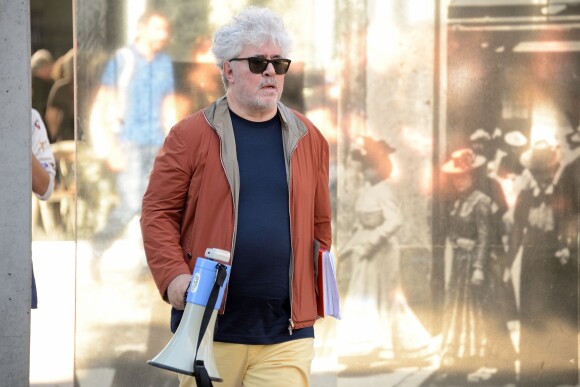 Pedro Almodovar attending the re-production of the French black and white silent documentary short film directed and produced in 1895 by the late French filmmaker Louis Lumiere as part of the 6th Festival Lumiere in Lyon, France on October 18, 2014. Photo by Nicolas Briquet/ABACAPRESS.COM19/10/2014 - Lyon