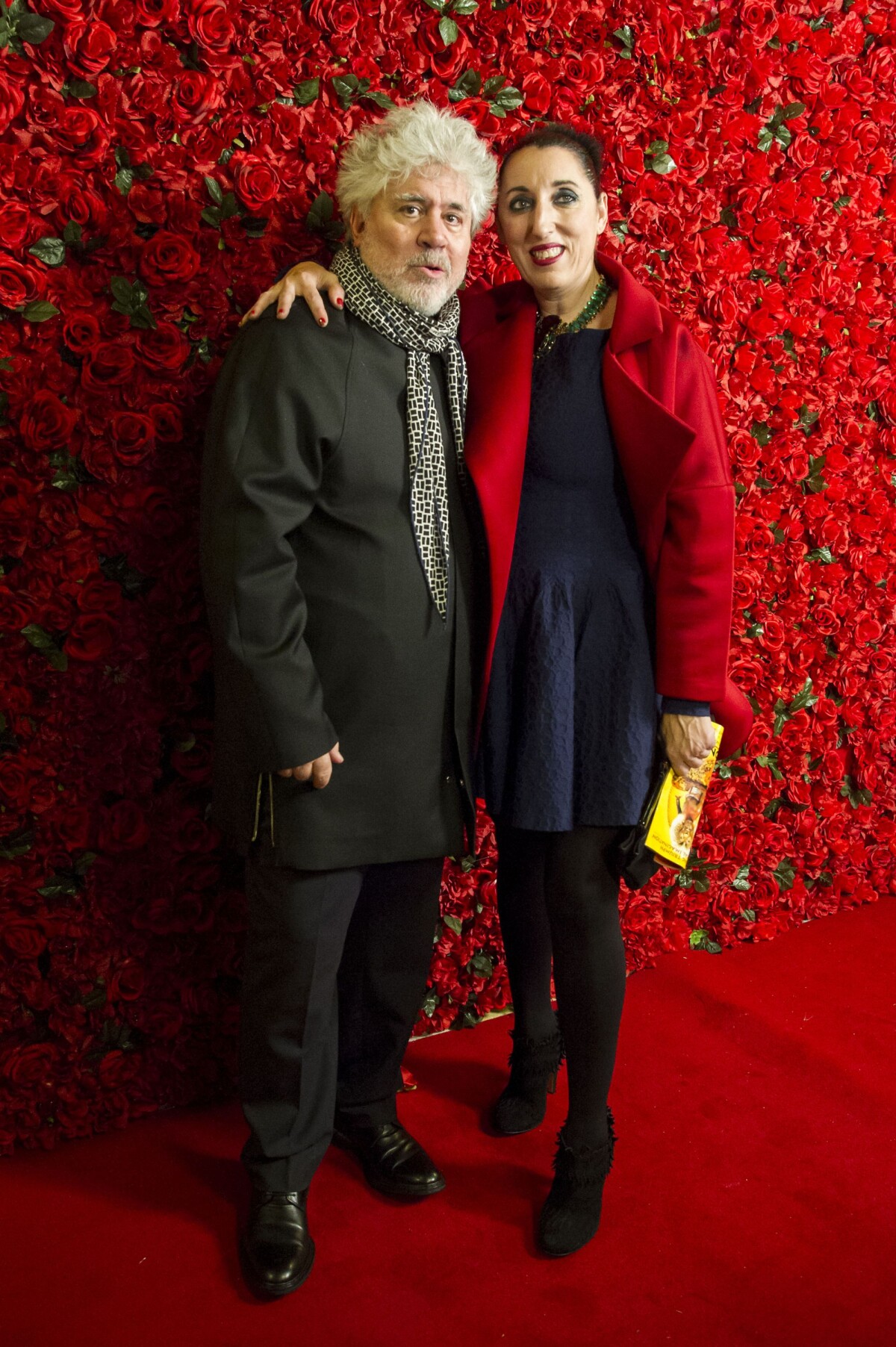 Photo : Pedro Almodovar et Rossy de Palma à Londres le 12 janvier 2014. -  Purepeople