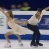 Les patineurs français Gabriella Papadakis et Guillaume Cizeron à Shanghai (Chine) le 27 mars 2015. Ils sont devenus champions du monde de danse sur glace.