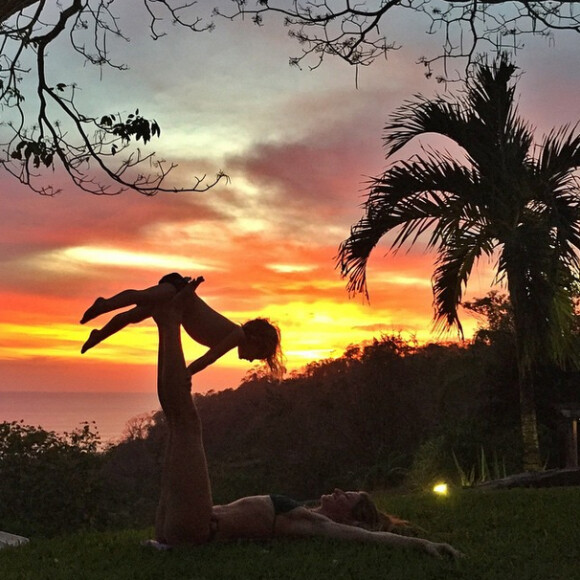 Gisele Bündchen en vacances en famille au Costa Rica - mars 2015