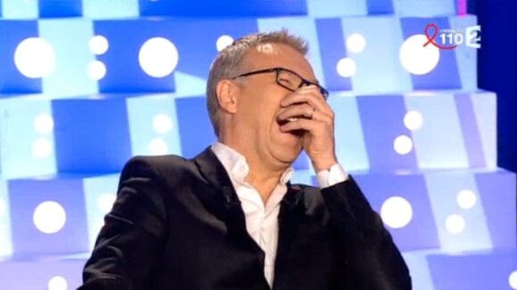 Laurent Ruquier dans On n'est pas couché sur France 2, le samedi 28 mars 2015.