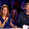 Léa Salamé et Aymeric Caron dans On n'est pas couché sur France 2, le samedi 28 mars 2015.