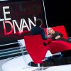 Exclusif - La comédienne Josiane Balasko et Marc-Olivier Fogiel - Enregistrement de l'émission Le Divan. Le 13 février 2015.