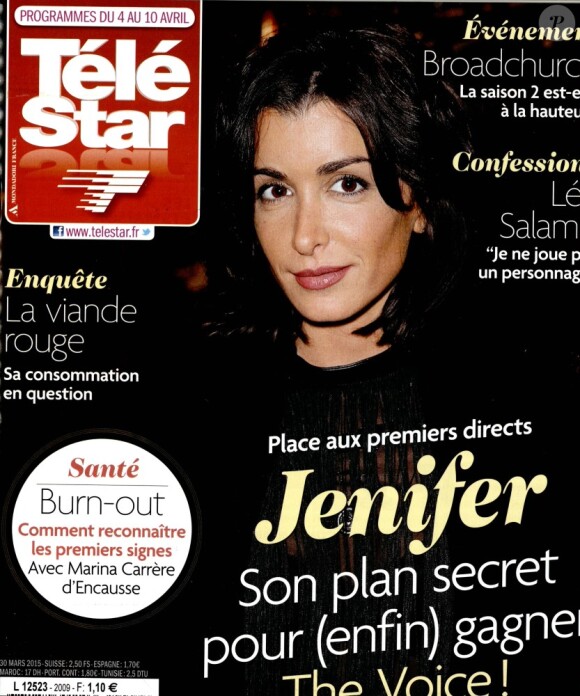 Mgazine Télé Star en kiosques le 30 mars 2015.