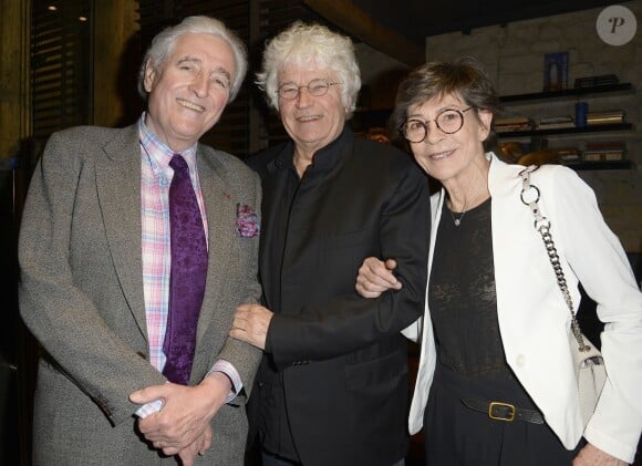 Jean-Loup Dabadie, Jean-Jacques Annaud et sa femme - Soirée pour les 12 ans de l'Atelier du Maître Albert à Paris, le 30 mars 2015