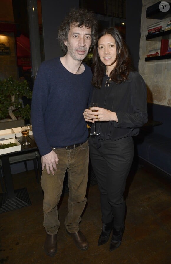 Eric Elmosnino et sa compagne Victoria Clay - Soirée pour les 12 ans de l'Atelier du Maître Albert à Paris, le 30 mars 2015
