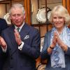 Le prince Charles et Camilla Parker Bowles assuraient le lancement de la course caritative Travels to my Elephant, le 26 mars 2015 à Clarence House.