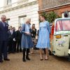 Le prince Charles et Camilla Parker Bowles assuraient le lancement de la course caritative Travels to my Elephant, le 26 mars 2015 à Clarence House.