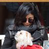 Exclusif - Vanessa Hudgens et sa soeur Stella se baladent avec un petit chien dans les rues de New York, le 15 mars 2015