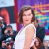 Milla Jovovich (enceinte) (montre Jaeger-LeCoultre) - Première du film "Cymbeline" lors du 71e festival international du film de Venise, la Mostra le 3 septembre 2014.
