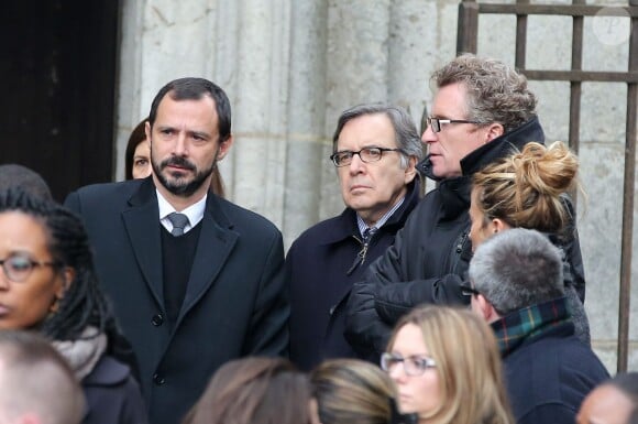 Franck Firmin-Guion (président d'Adventure Line Production) lors des obsèques de Gérald Babin à Nemours le 5 avril 2013.