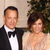 Tom Hanks et sa femme Rita Wilson lors de l'After-party des Bafta Awards à Londres, le 16 février 2014. 