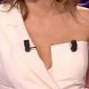 Léa Salamé en tenue Jean Paul Gaultier - Emission On n'est pas couché sur France 2. Le 4 avril 2014.