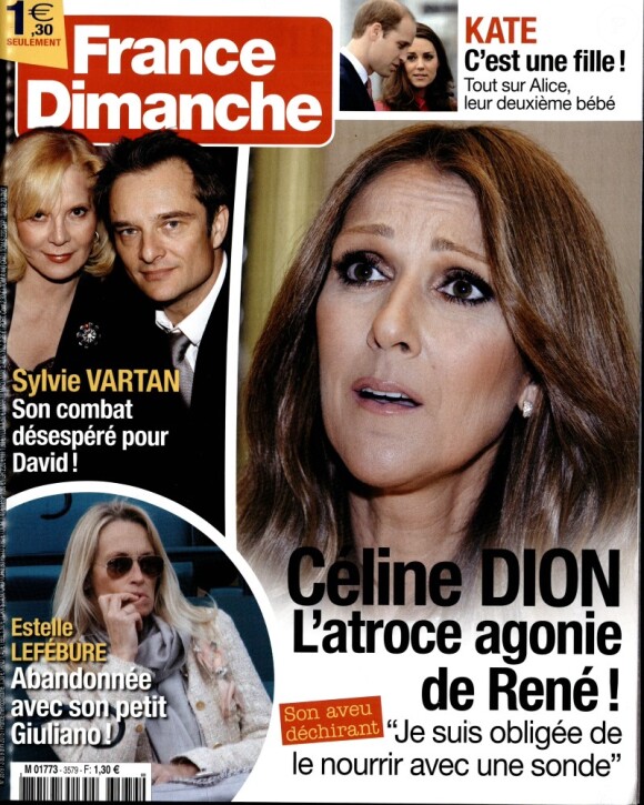 "France dimanche" du 3 avril 2015.