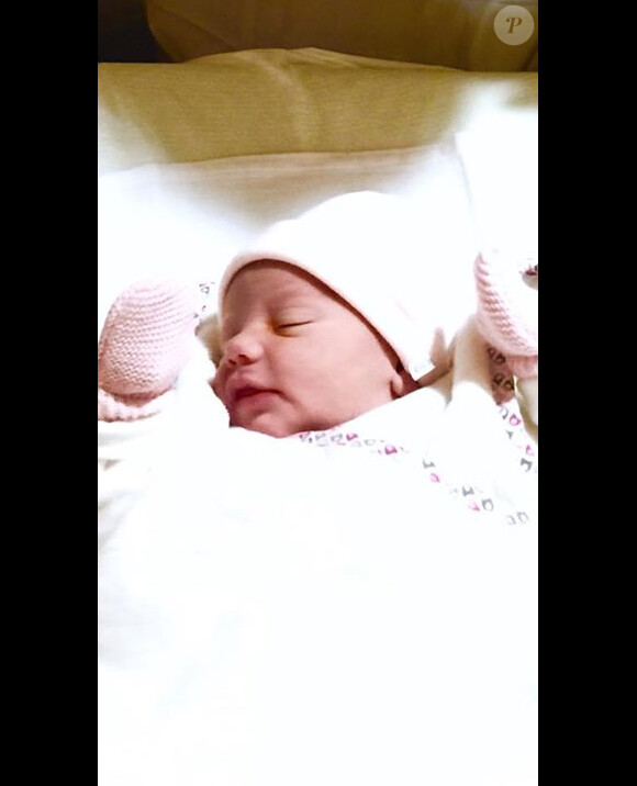 Elisa, la troisième fille de Gérald Dahan, née le 8 décembre 2014