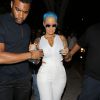 Amber Rose se rend au Penthouse Nightclub après avoir passé l'après-midi à faire une chasse aux oeufs avec son fils Sebastian et son ex Wiz Khalifa, le 5 avril 2015
