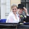 Le prince Georg Friedrich et la princesse Sophie de Prusse lors de leur mariage le 27 août 2011 à Potsdam. Le couple a accueilli le 2 avril 2015 son troisième enfant, la princesse Emma Marie.