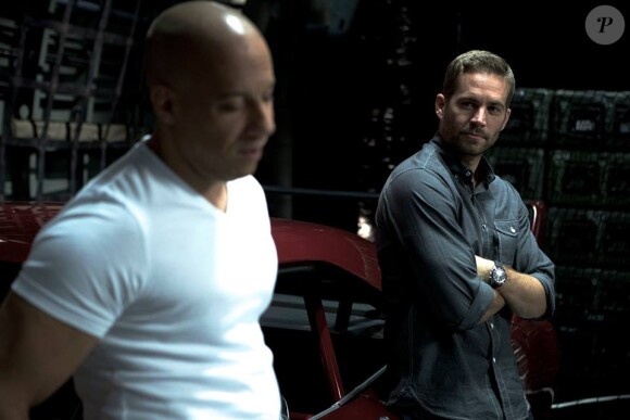 Vin Diesel et Paul Walker dans une image de Furious 7.