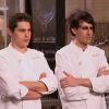 Xavier et Olivier dans Top Chef 2015 (épisode 11, la demi-finale), le lundi 6 avril 2015 sur M6.