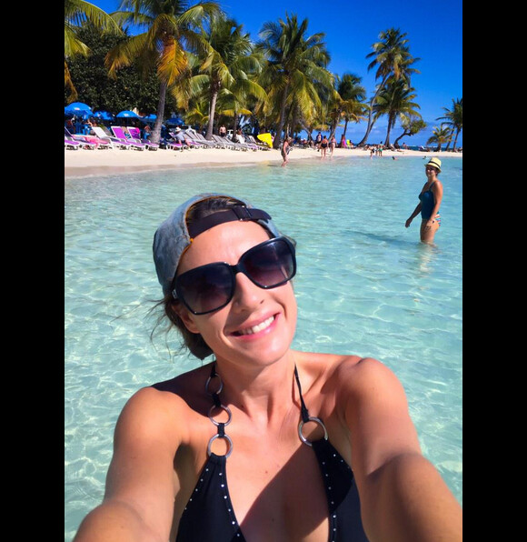 Eve Angeli aux Antilles le 21 janvier 2015.