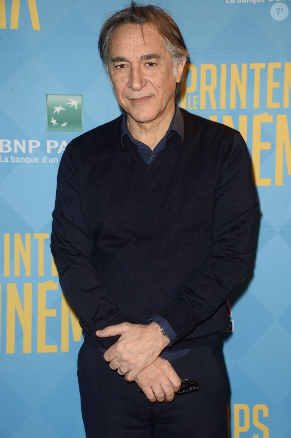Richard Berry lors du lancement du 16e Printemps du Cinéma au studio Harcourt à Paris, le 10 mars 2015.