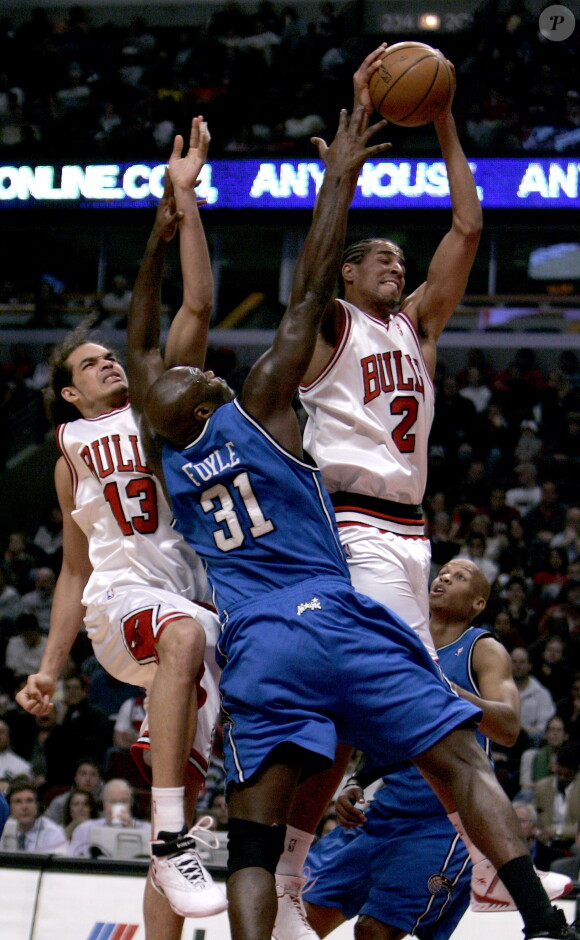 Thabo Sefolosha avec les Bulls de Chicago lors d'une rencontre face à l'Orlando Magic au United Center de Chicago, le 13 avril 2008