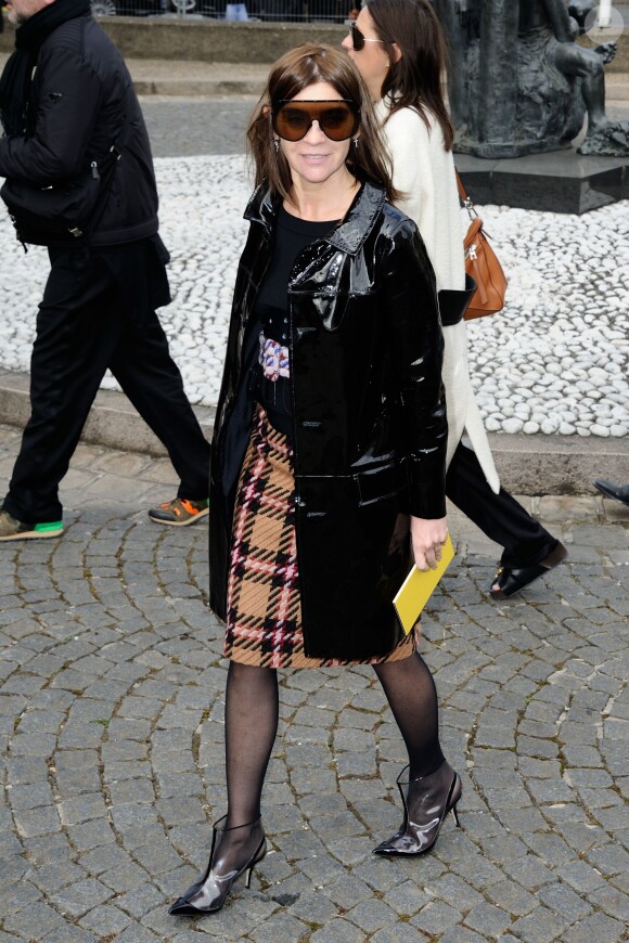 Carine Roitfeld à Paris, le 11 mars 2015.