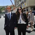 Andrea Casiraghi et Tatiana Santo Domingo au Grand Prix de Formule 1 de Monaco le 26/05/2013