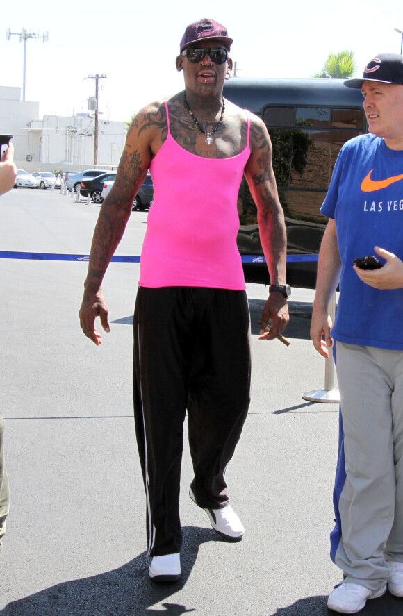 Dennis Rodman lors de l'événement The Craziest Father's Day Pool Party Ever au Sapphire Pool & Dayclub de Las Vegas, le 15 juin 2014