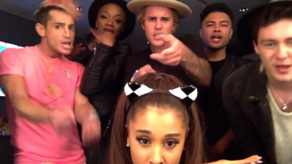 Justin Bieber et Kendall Jenner : Complices, ils s'éclatent avec Ariana Grande