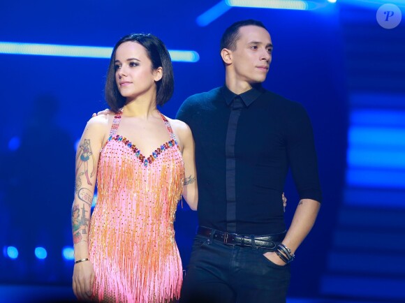 Exclusif - Alizée et Grégoire Lyonnet - Tournée Danse avec les stars au Zénith de Lille, le 16 janvier 2015.