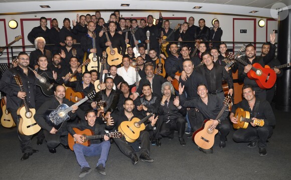 Chico & The Gypsies en concert à l'Olympia à Paris, le 15 avril 2014.