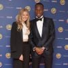 Vita Sidorkina et Didier Drogba au gala de la fondation Didier Drogba à Londres le 18 avril 2015.