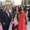 Salma Hayek, sa mère Diana et sa fille Valentina - Arrivées à la cérémonie des Woman Awards à Madrid, le 20 avril 2015.