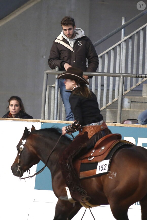 Gina Maria Schumacher et son compagnon Riccardo lors du NRHA European Futurity Horse Show de Kreuth en Bavière le 20 avril 2015