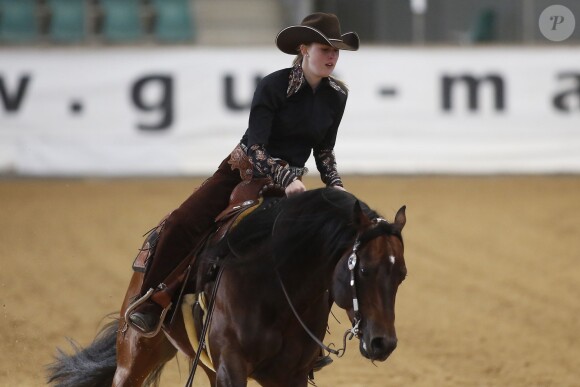 Gina Maria Schumacher lors du NRHA European Futurity Horse Show de Kreuth en Bavière le 20 avril 2015