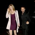  Matthew Bellamy et sa nouvelle petite amie Elle Evans sortent du restaurant Craigs, &agrave; Los Angeles, le 24 f&eacute;vrier 2015 