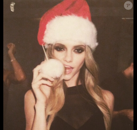 Elle Evans, la nouvelle petite-copine de Matthew Bellamy sur Instagram le 25 décembre 2014