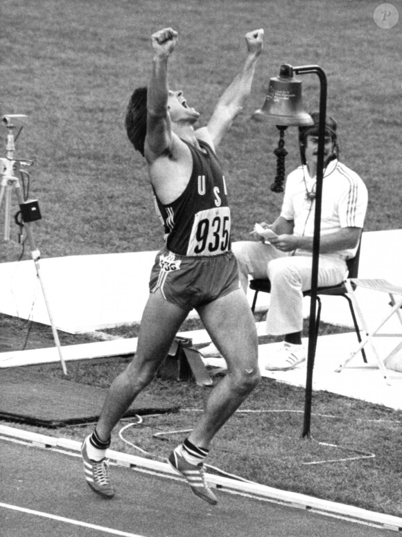 Bruce Jenner aux Jeux Olympique de Montréal. Juillet 1976.
