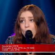 Birdy dans la finale de  The Voice 4  sur TF1, le samedi 25 avril 2015.